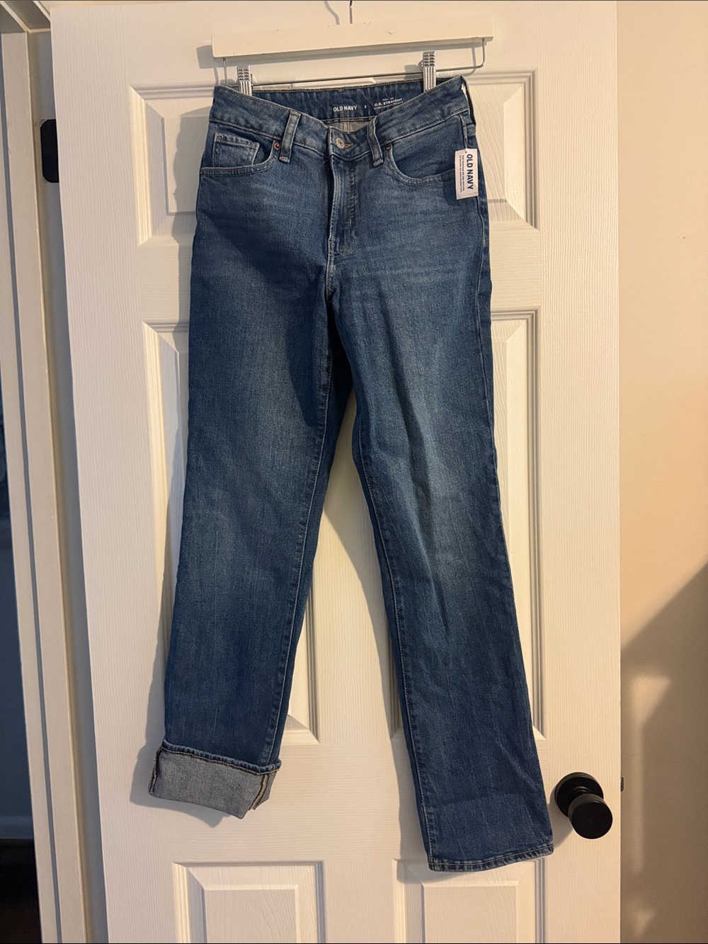 Old Navy Women’s  High Rise OG straight Jeans
